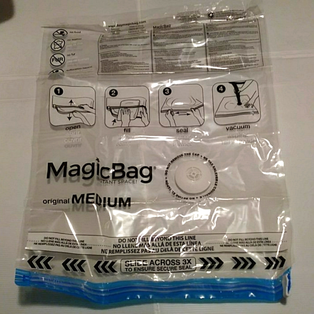 NWNT Magic Bag Medium flats instant space vacuum bag storage travel organize